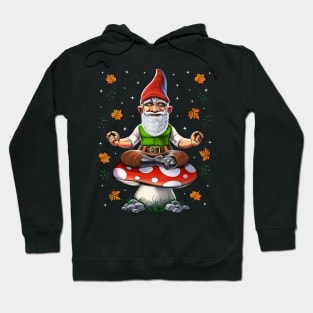 Gnome Mushroom Meditation Hoodie